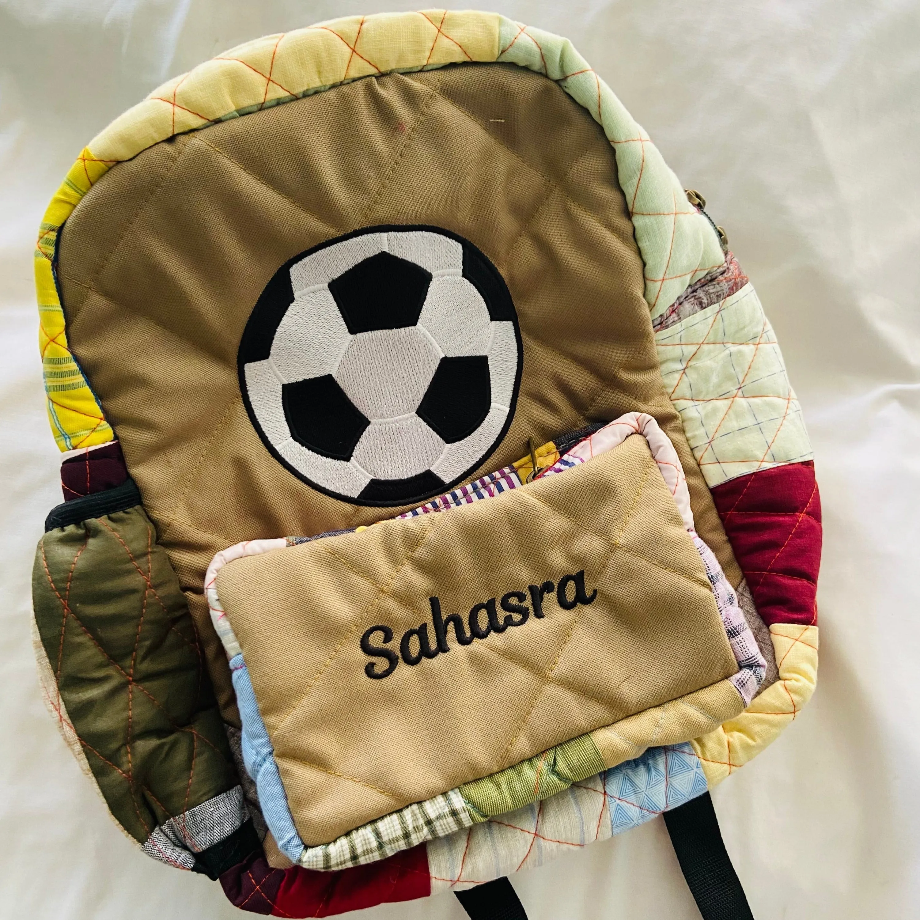 Customised Backpack for Kids - Running Baby Elephant