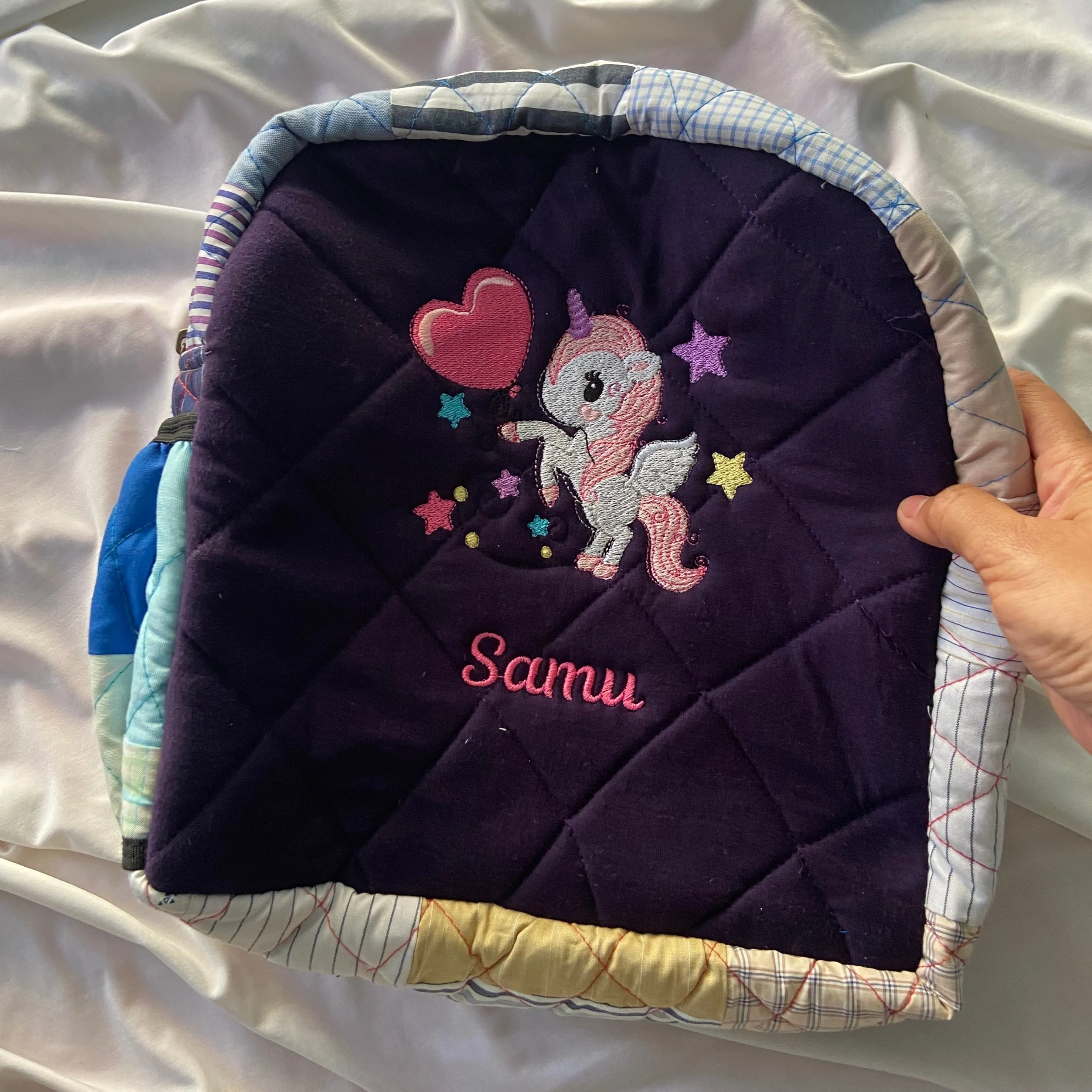 Customised Backpack for Kids - Running Baby Elephant