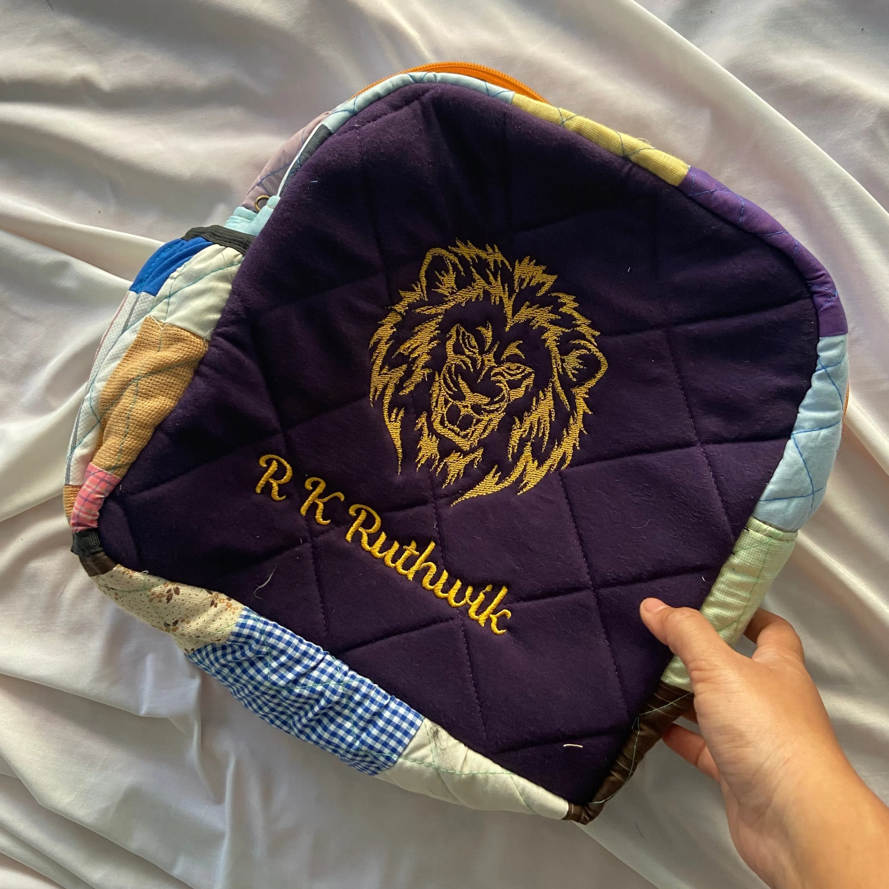 Customised Backpack for Kids - Running Baby Elephant