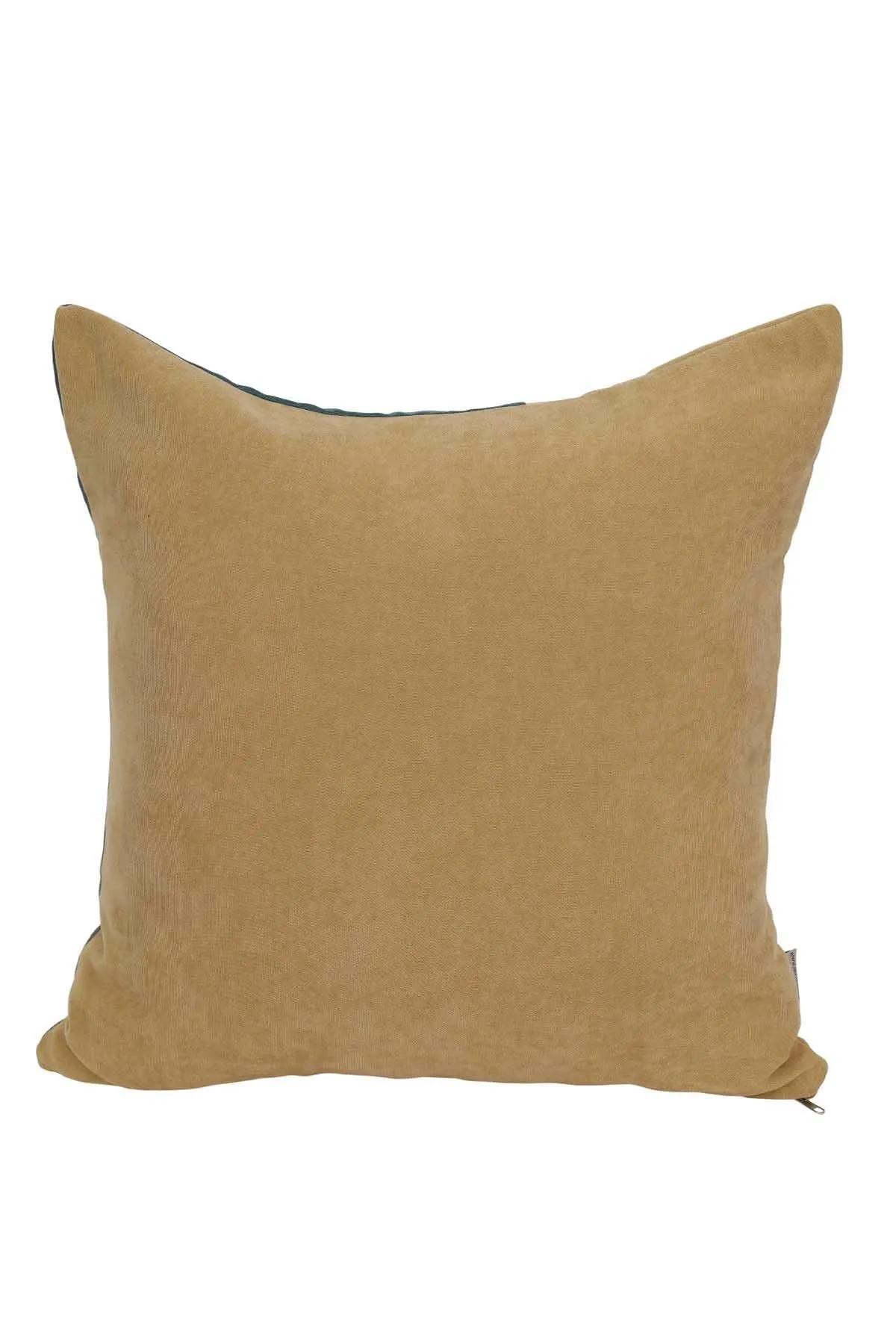 Decorative Pillow Covers Golden Faux Leather Striped Polyester Patchwork Cushion Covers (18 x 18 inch) Modern Velvet Look,K-133