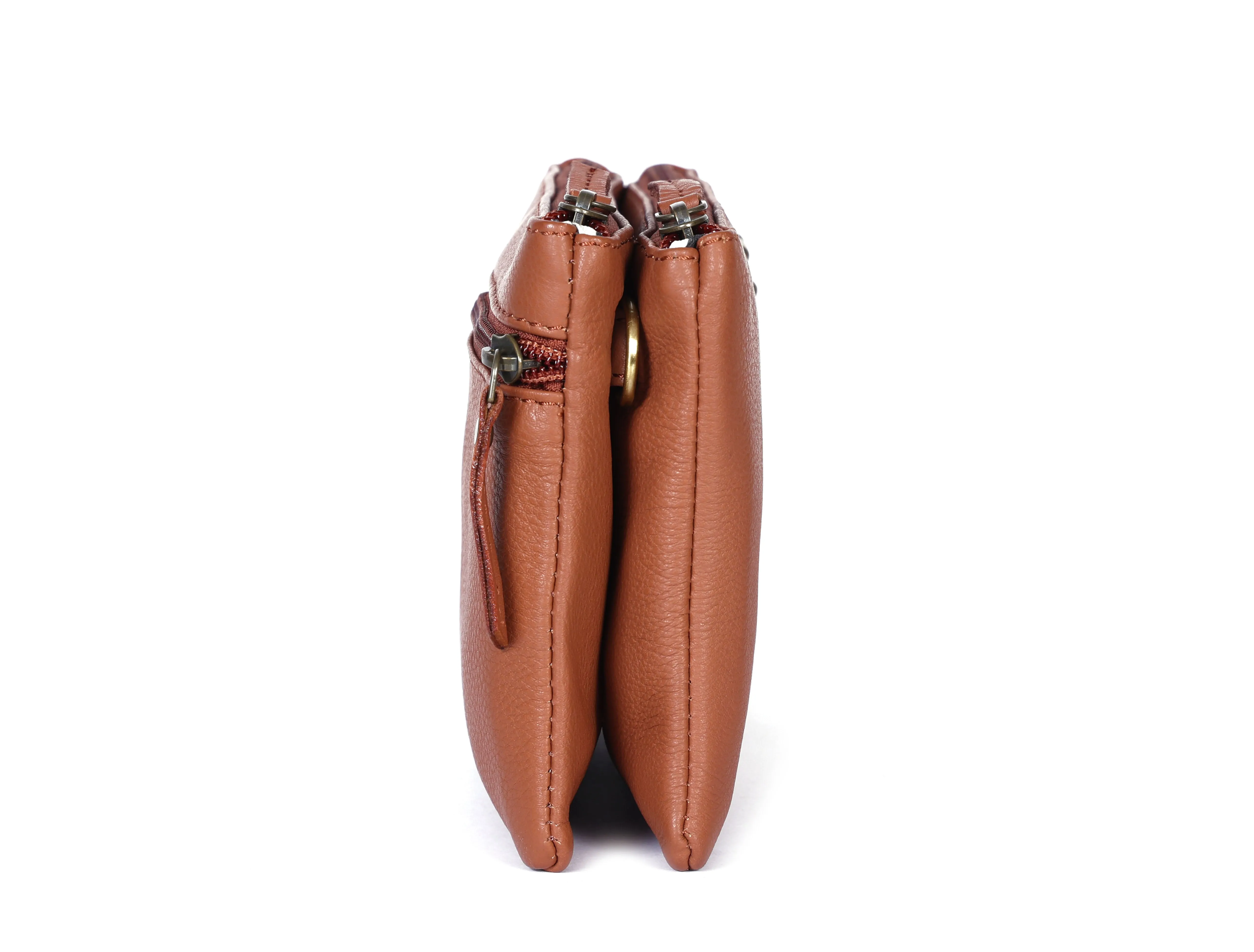 Effortless Elegance: Tan Soft Leather Sling Bag for Stylish Convenience. Art: BG-1584