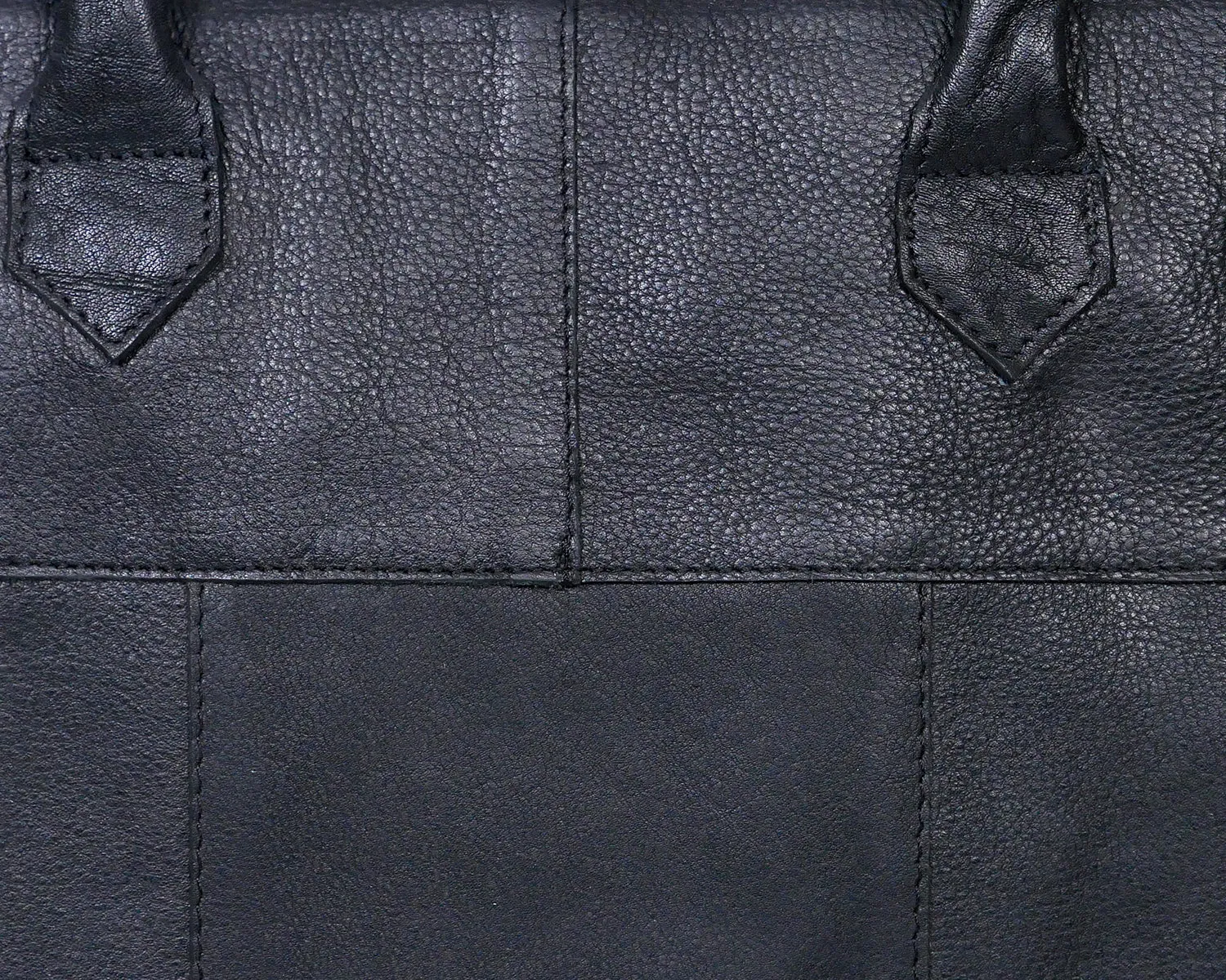 Elegance Redefined: Introducing the Black Leather Shoulder Bag with Ripits. Art: BG-1496