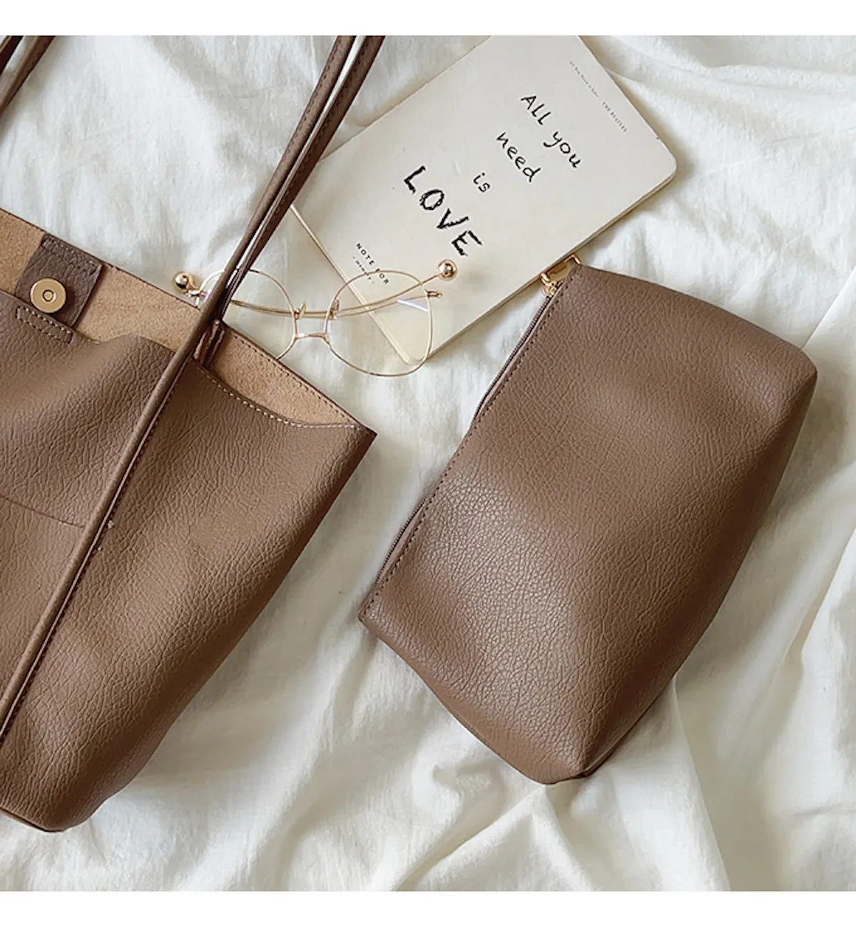 Elena Handbags Medium Shoulder Bag In Soft Pebbled Leather