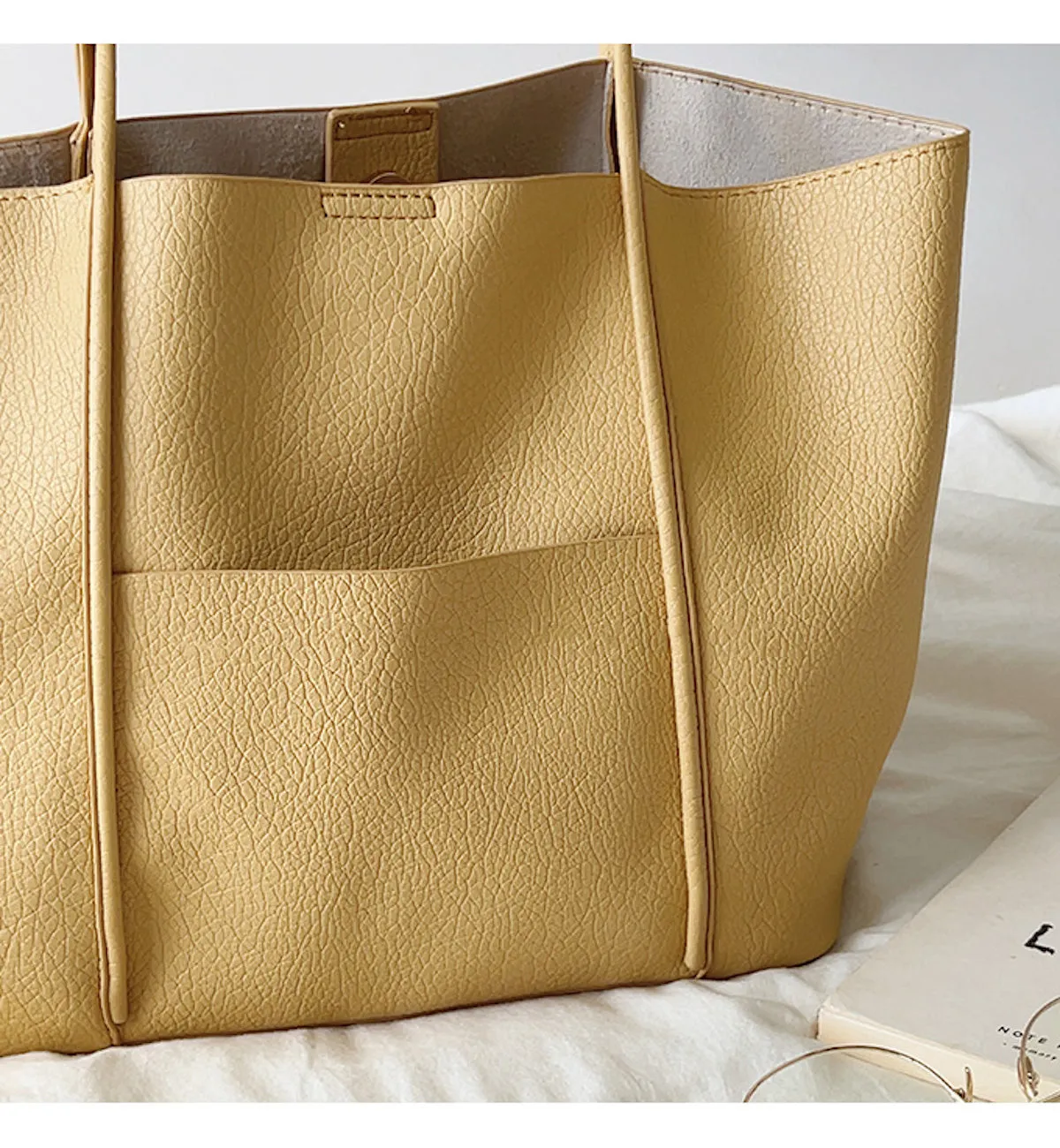 Elena Handbags Medium Shoulder Bag In Soft Pebbled Leather