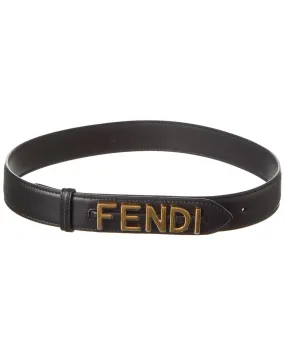 FENDI Fendigraphy Leather Belt