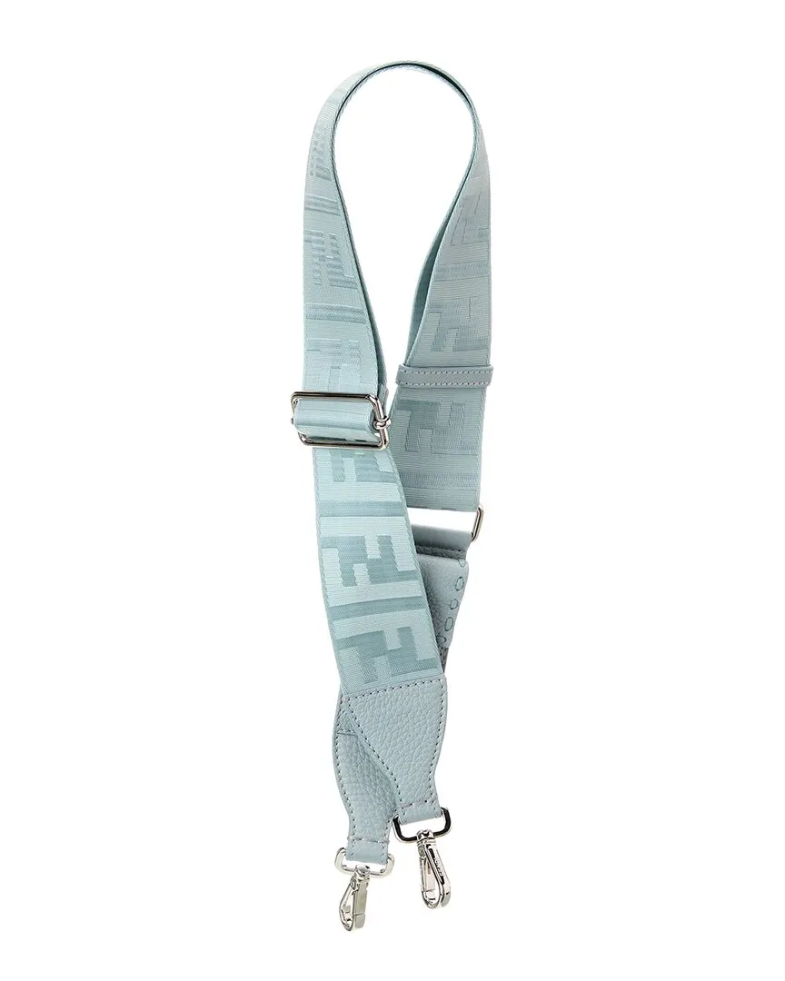 FENDI Strap You Jacquard & Leather Shoulder Strap