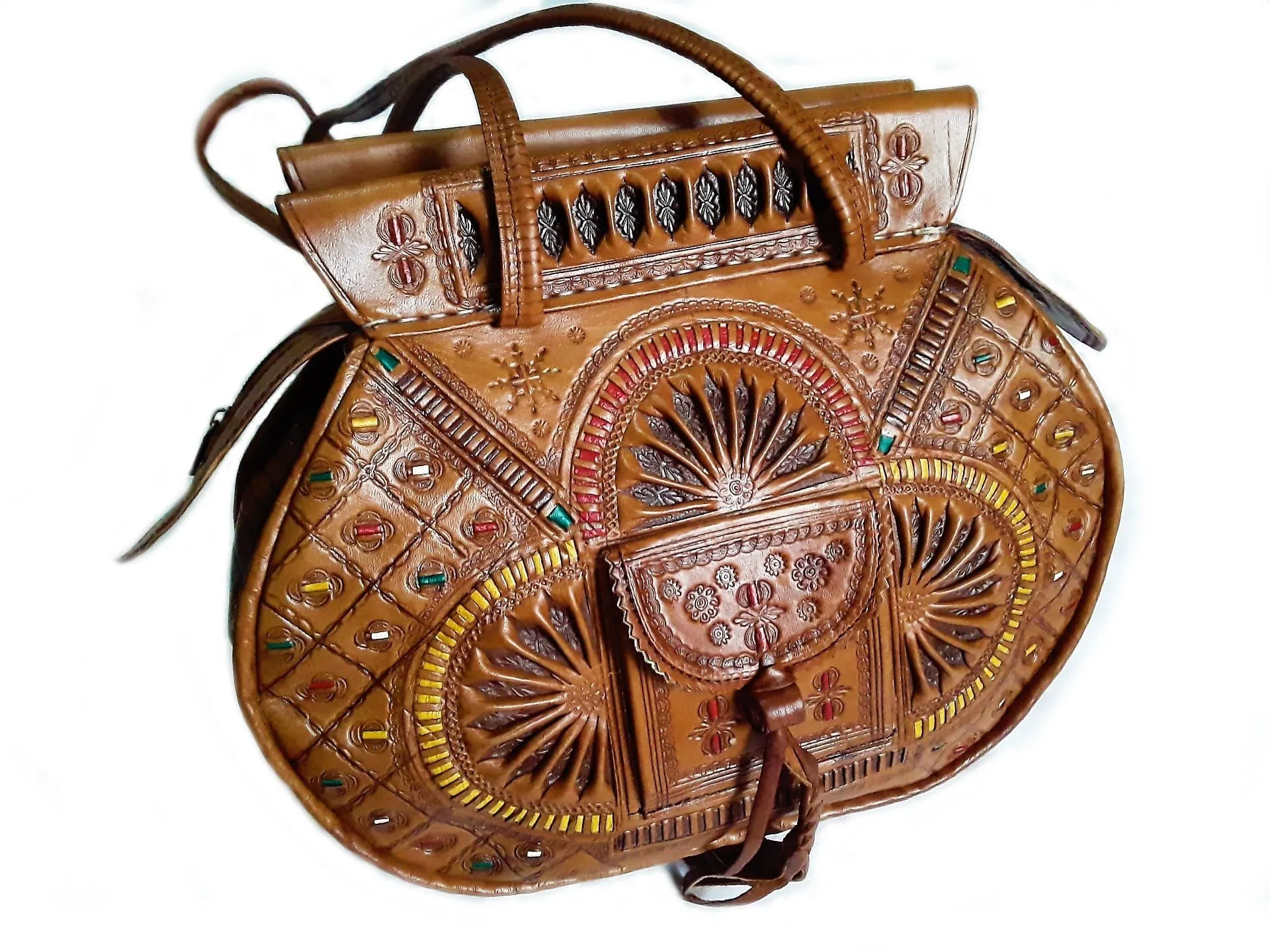 Flower of Tetouan - Brown Caramel