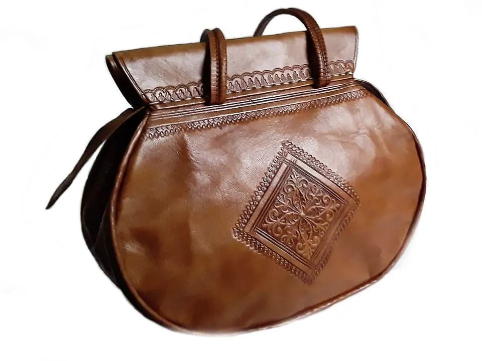 Flower of Tetouan - Brown Caramel