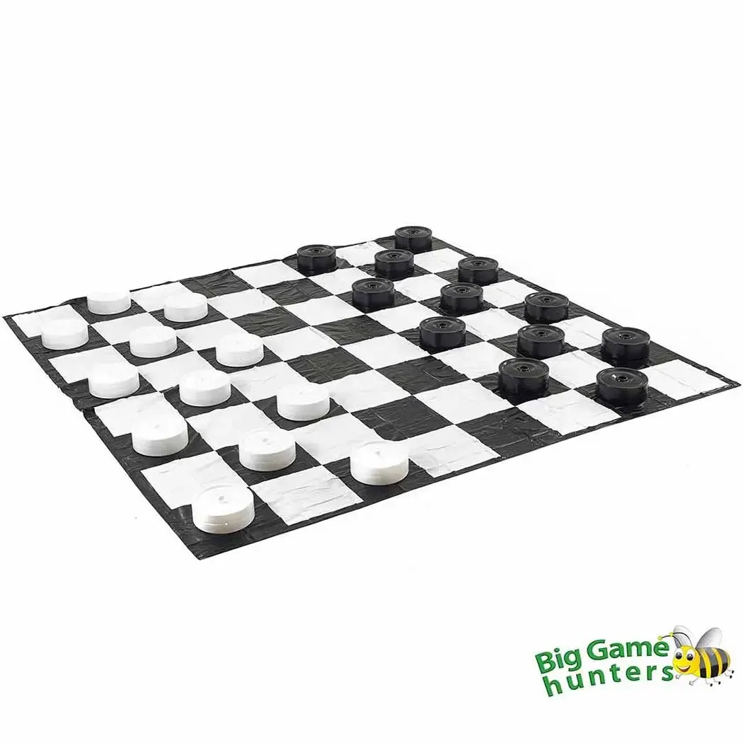 Giant Draughts and Mat Package - Indoor & Outdoor