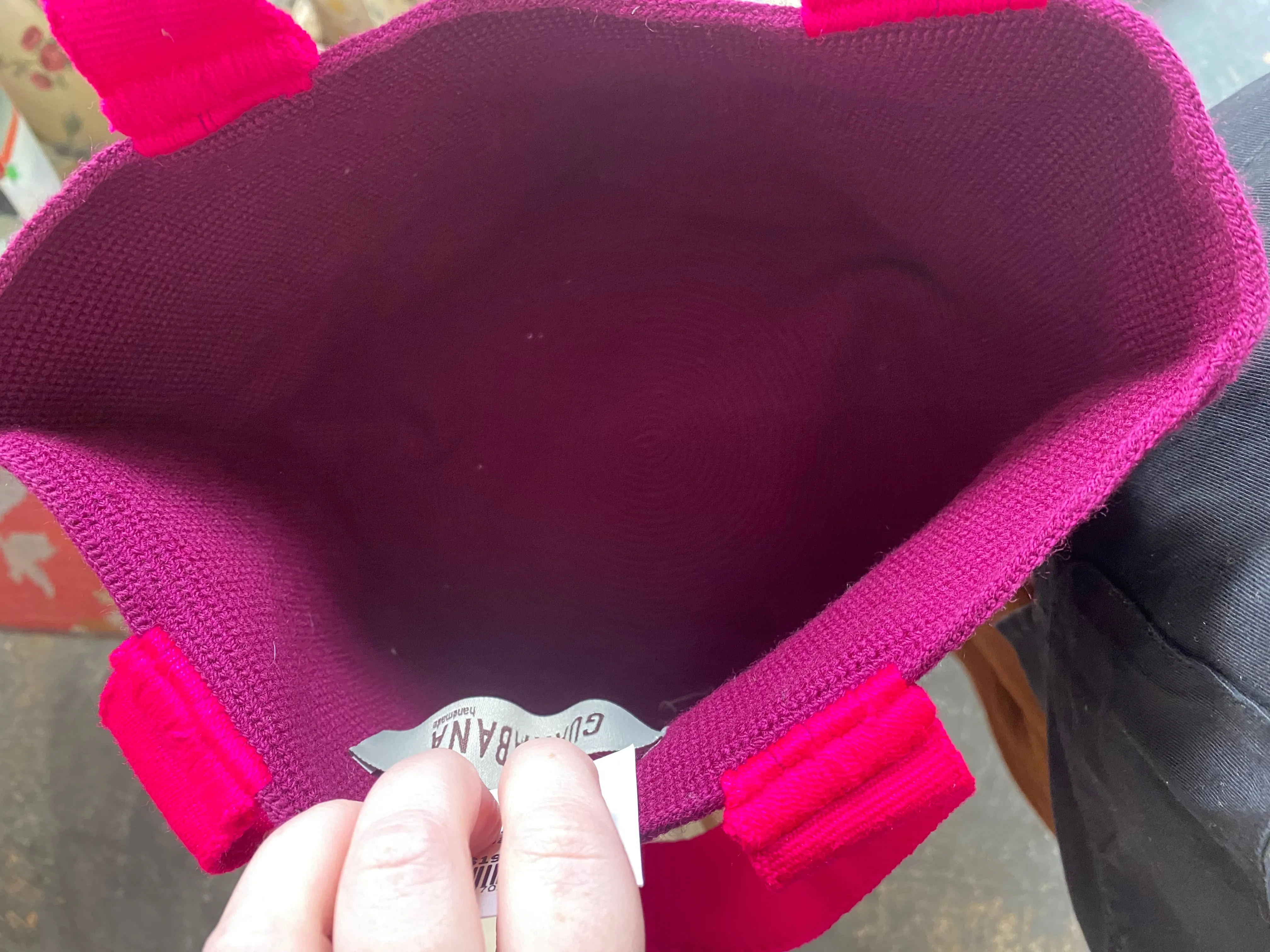 Guanabana Noa Mini Tote in Wine