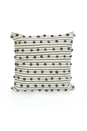 Hand Knotted Decorative Wool Throw Pillow Cover Traditional Anatolian Hand Loom Woven Handcrafted  45x45 cm Cushion Cover,K-234