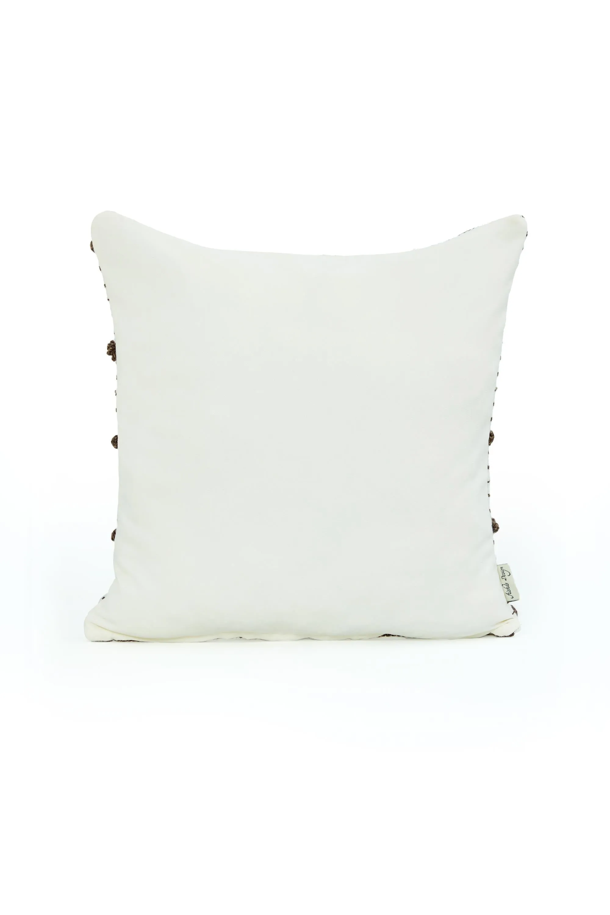 Hand Knotted Decorative Wool Throw Pillow Cover Traditional Anatolian Hand Loom Woven Handcrafted  45x45 cm Cushion Cover,K-234