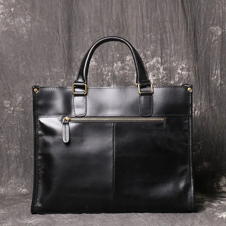 Handmade Full Grain Leather Messenger Bag, Mens Retro Leather Briefcase, Women Leather Laptop Bag, Large Satchel Crossbody Shoulder Bag Gift