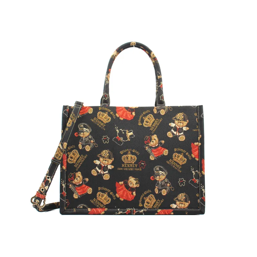 Henney Bear Leatherette Classic Tote Bag