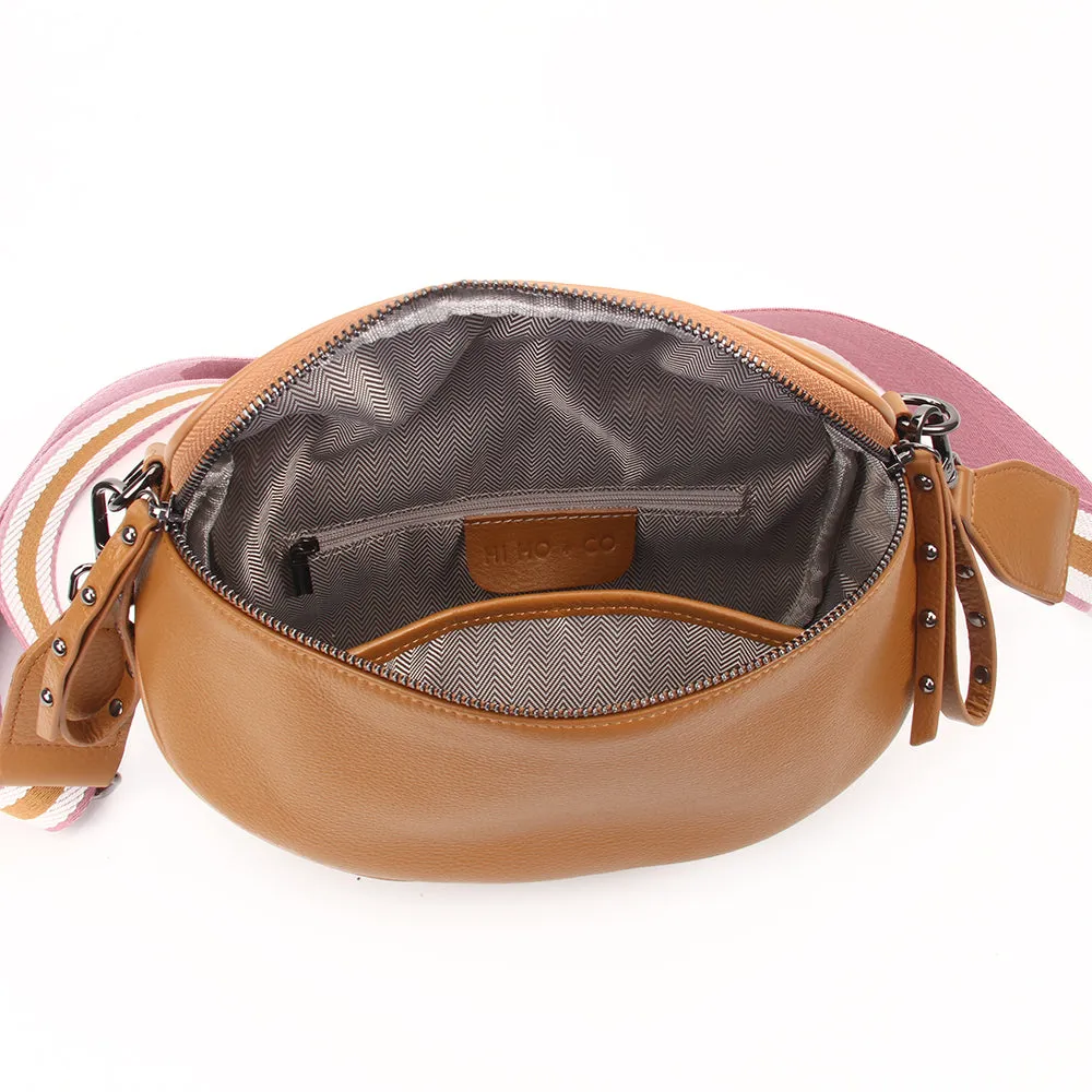 Hi Ho & Co New Rocker Bag Camel/Gunmetal