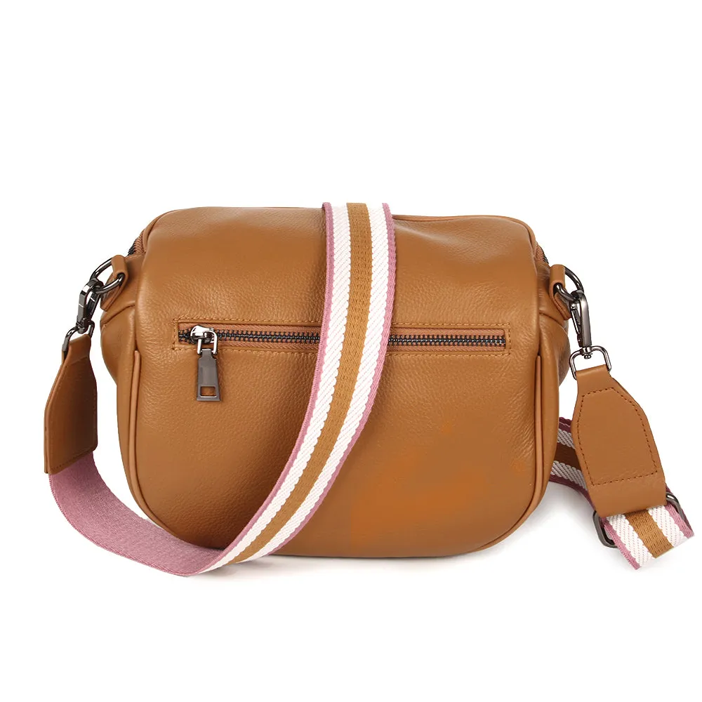 Hi Ho & Co New Rocker Bag Camel/Gunmetal