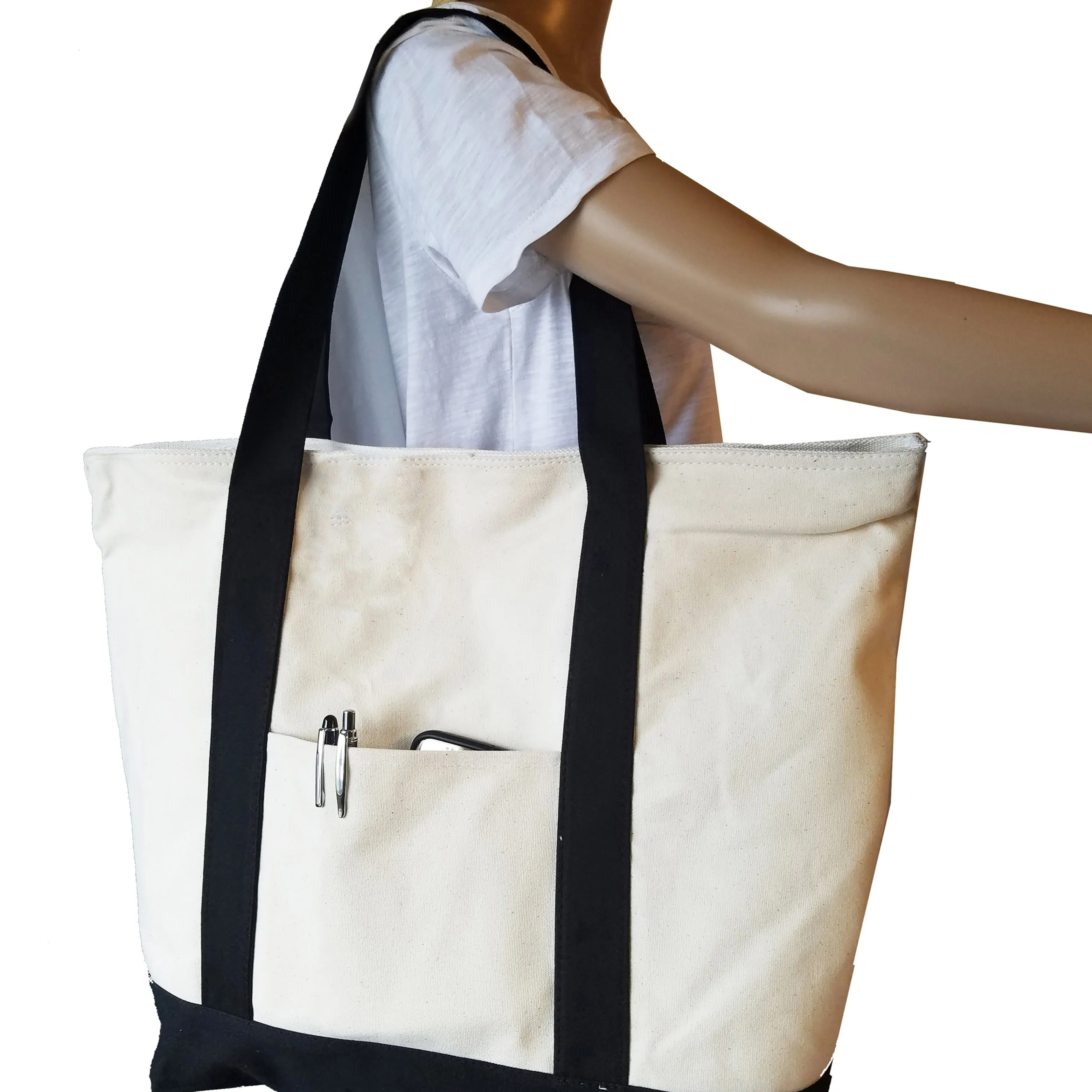 ImpecGear Deluxe Cotton Canvas Tote Bag