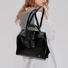 Large Capacity Leather Travel Backpack for Men and Women