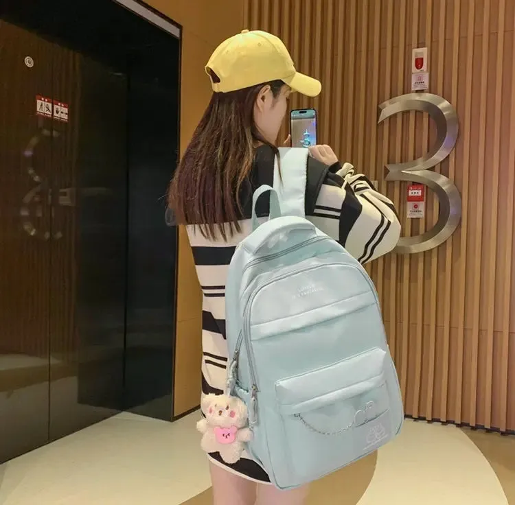 Large Capacity School Backpack Lightweight Women's Travel Shoulder Bags 1688-13