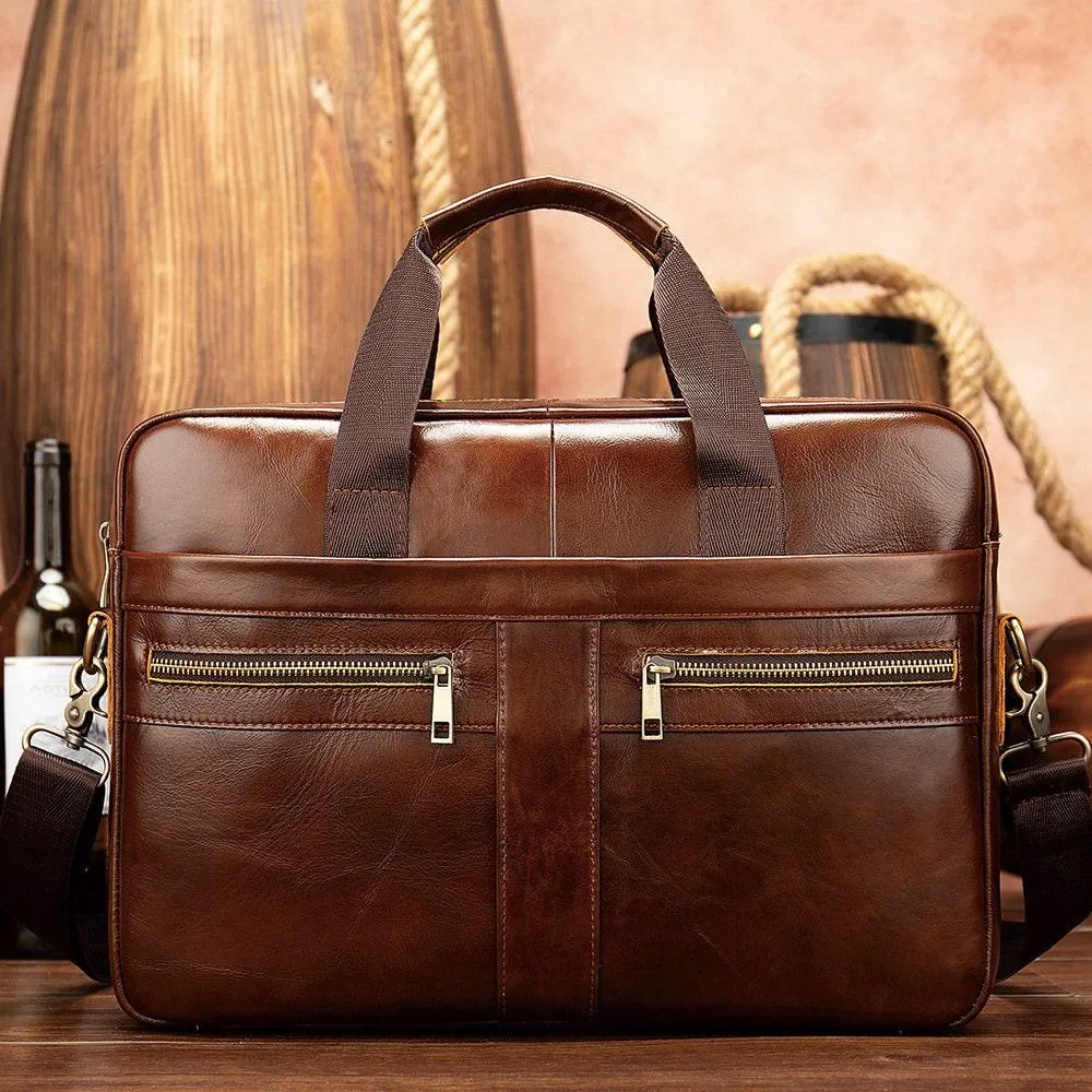 Leather shoulder Bag, Laptop bag, Leather suitcase, Everyday unisex college Office Bag, women and men handbag, available in 3 colours !