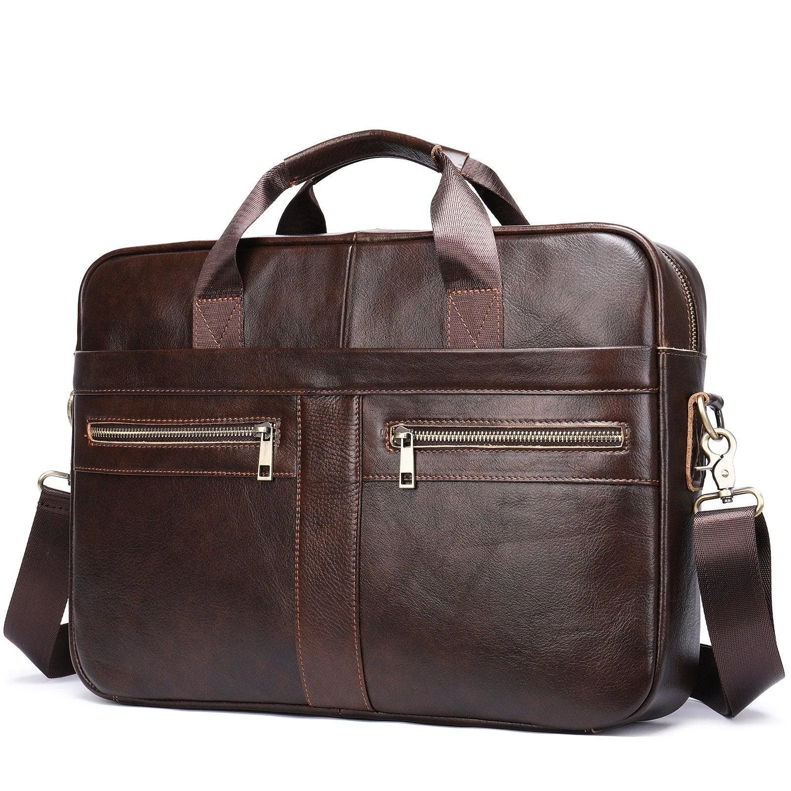 Leather shoulder Bag, Laptop bag, Leather suitcase, Everyday unisex college Office Bag, women and men handbag, available in 3 colours !
