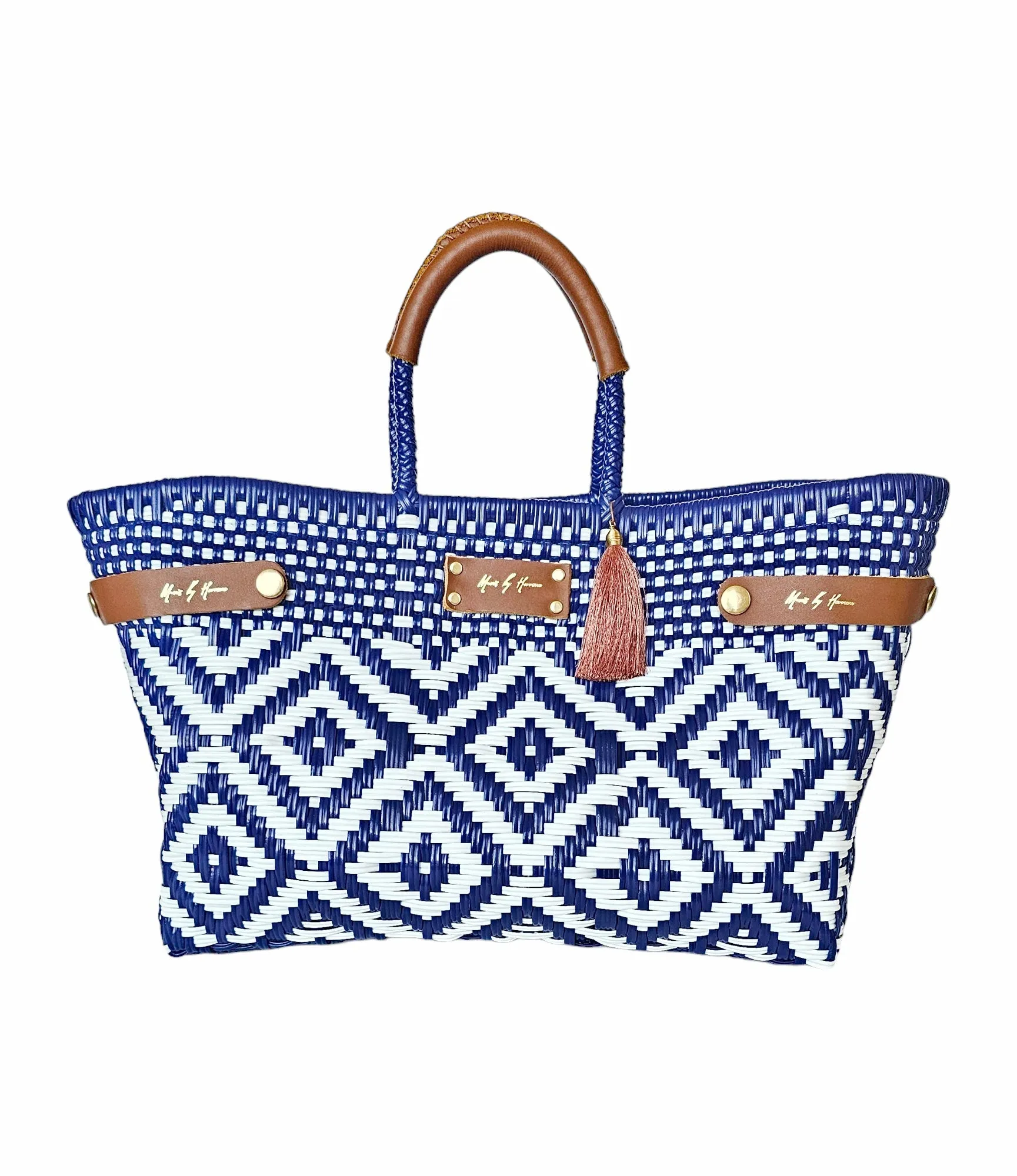 Less Pollution Convertible Handbag - Azul