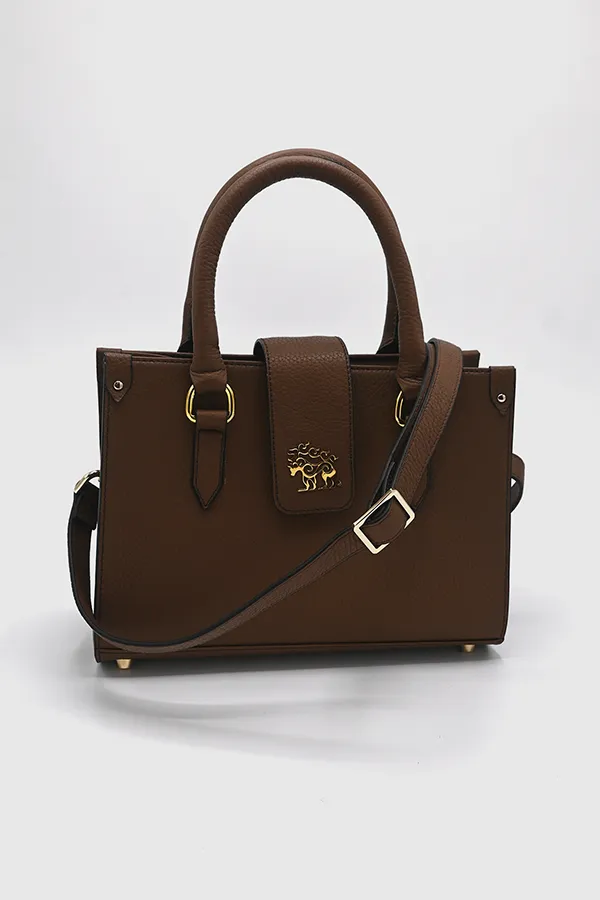 Midi Crossbody Leather Bag