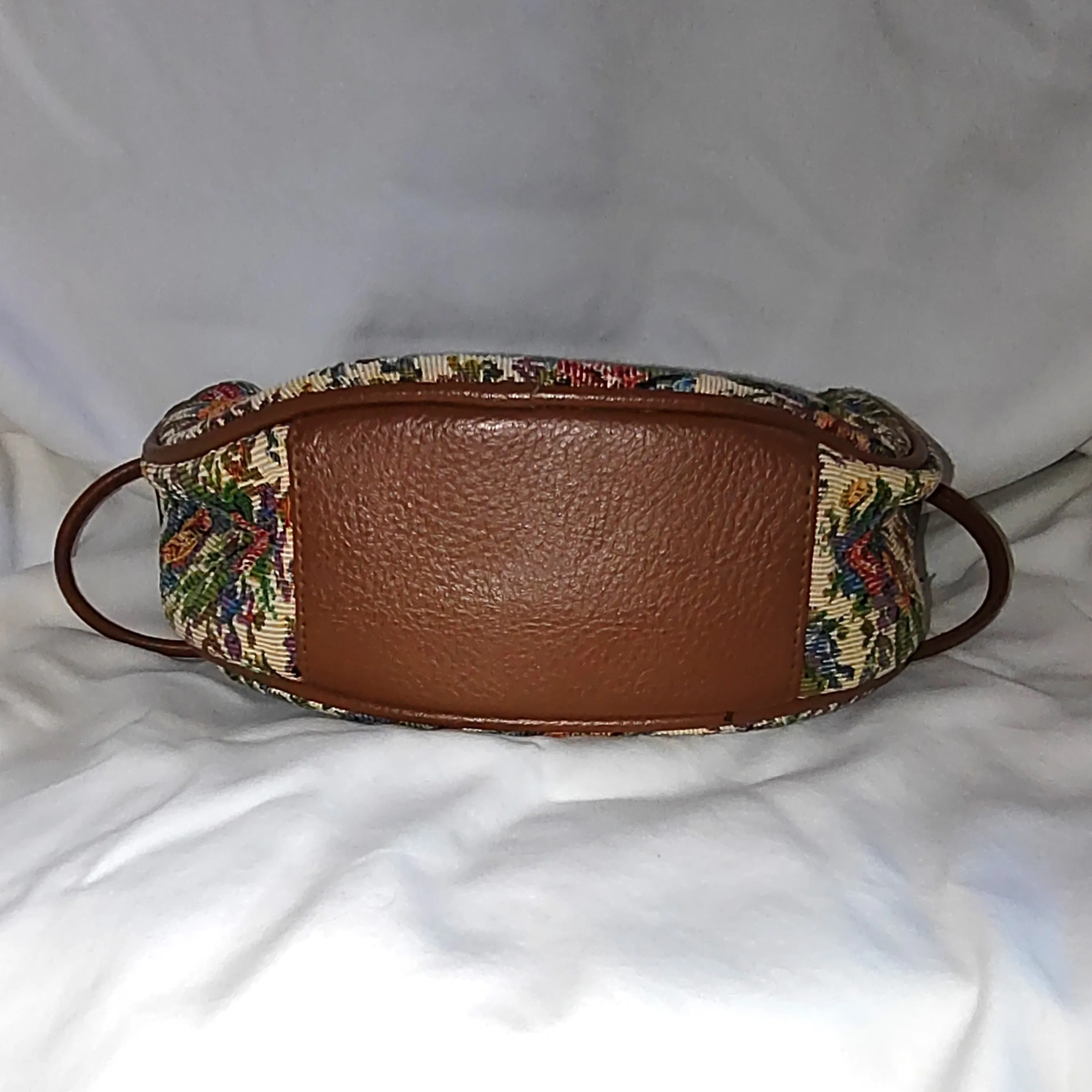 Mitzi Vintage Floral Tapestry Shoulder Bag Handbag