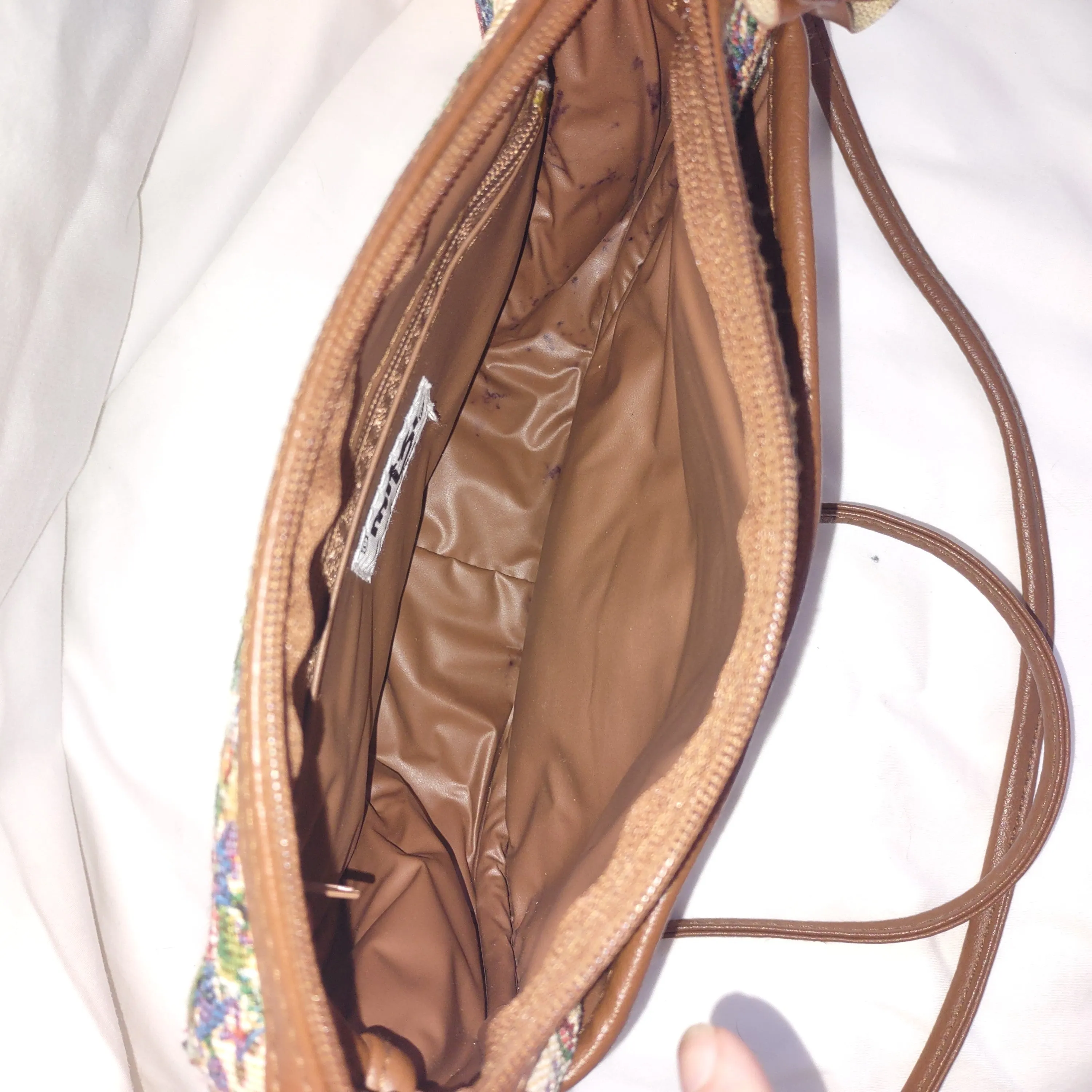 Mitzi Vintage Floral Tapestry Shoulder Bag Handbag