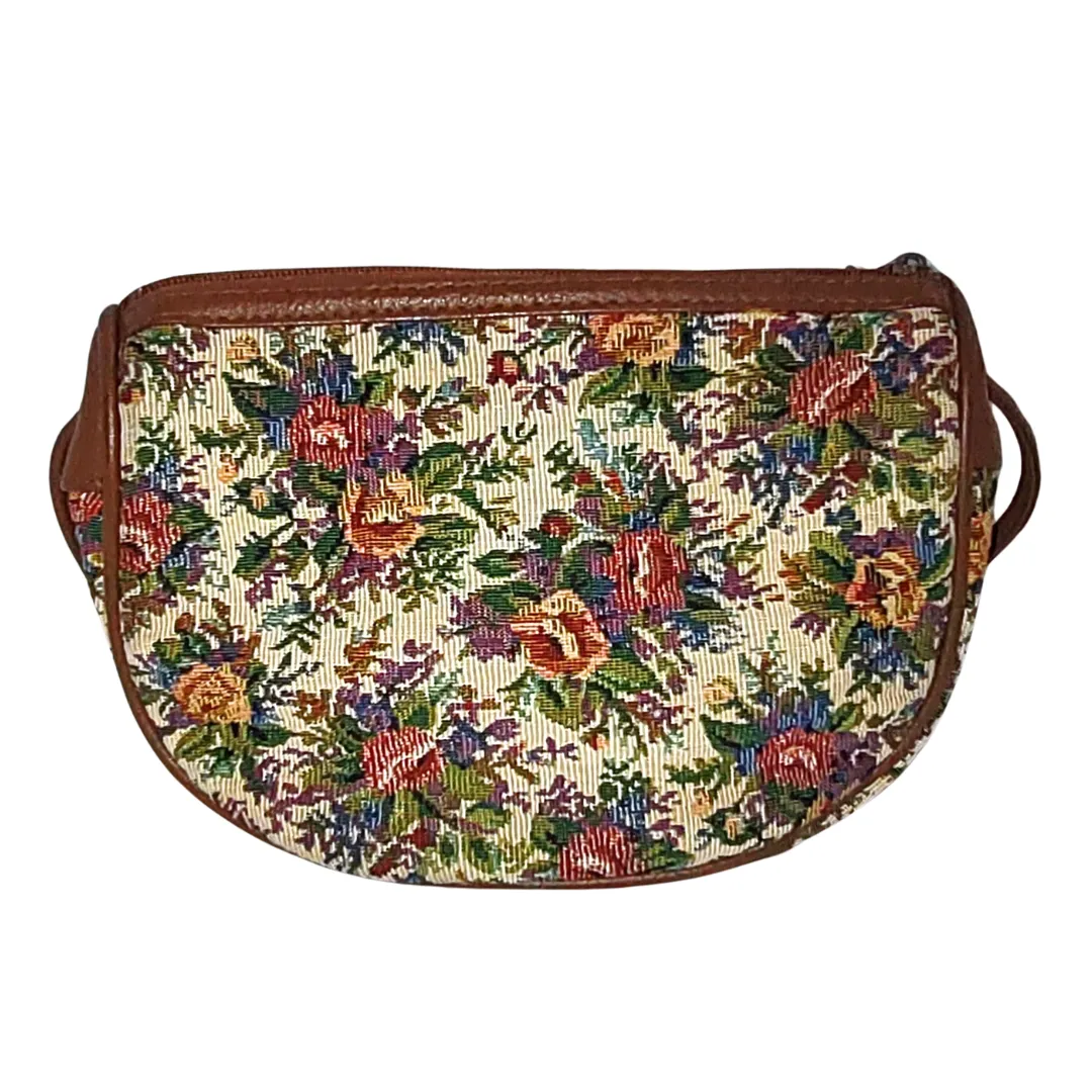 Mitzi Vintage Floral Tapestry Shoulder Bag Handbag
