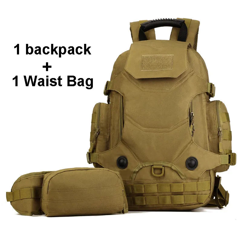 Multifunctional Outdoor Hunting Fishing Military 40L Backpack