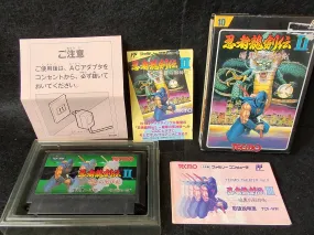 Ninja Ryukenden 2 Ninja Gaiden Famicom FC Cartridge,w/Manual,Box, Working-f0716-