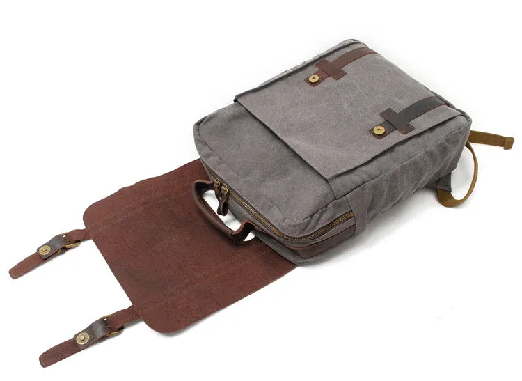 Retro Backpack student leather bag KS6003