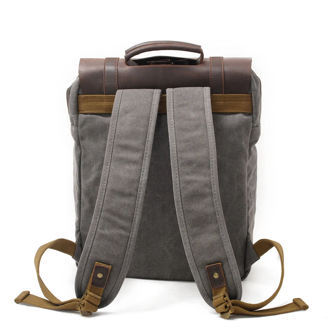 Retro Backpack student leather bag KS6003