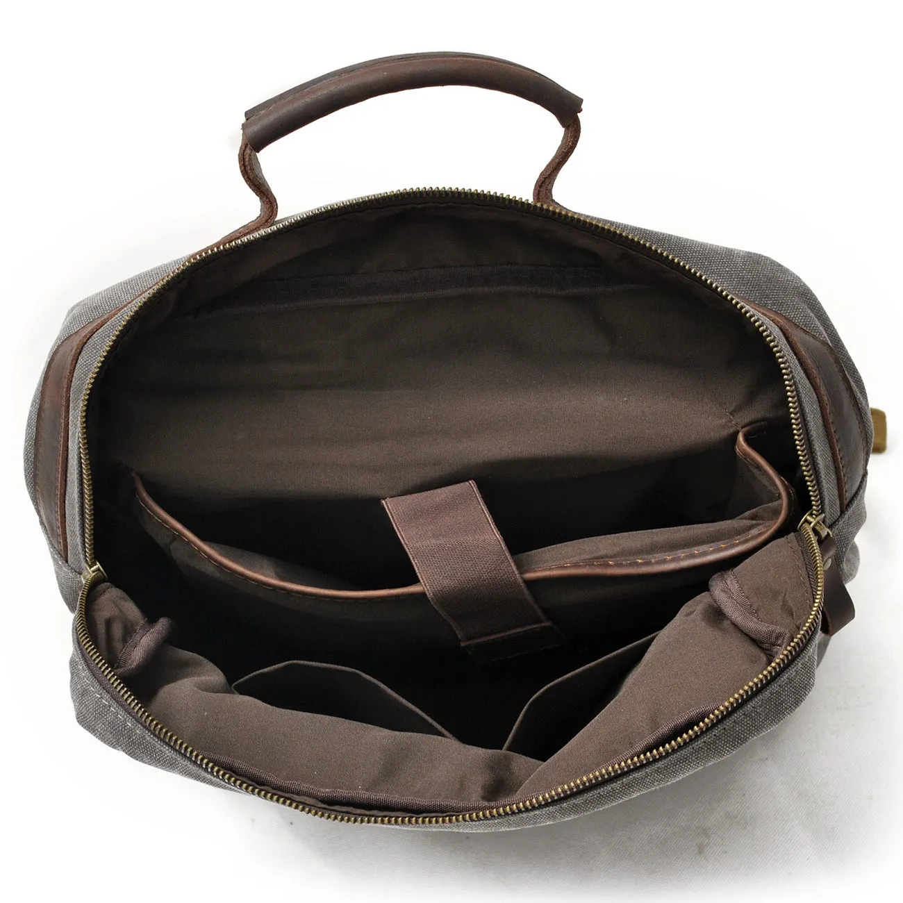 Retro Backpack student leather bag KS6003