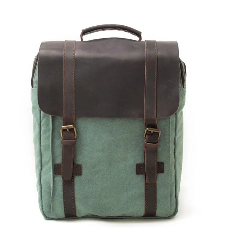 Retro Backpack student leather bag KS6003