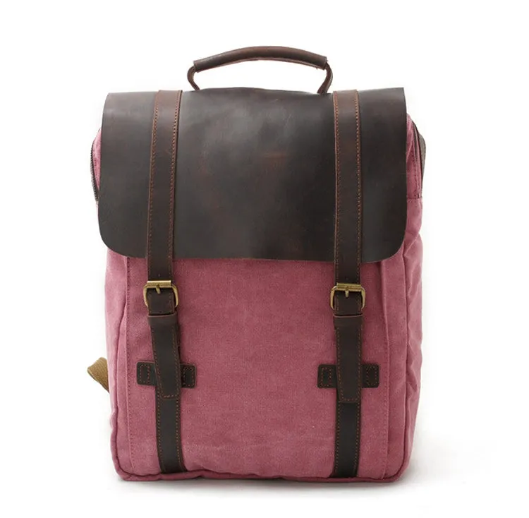 Retro Backpack student leather bag KS6003