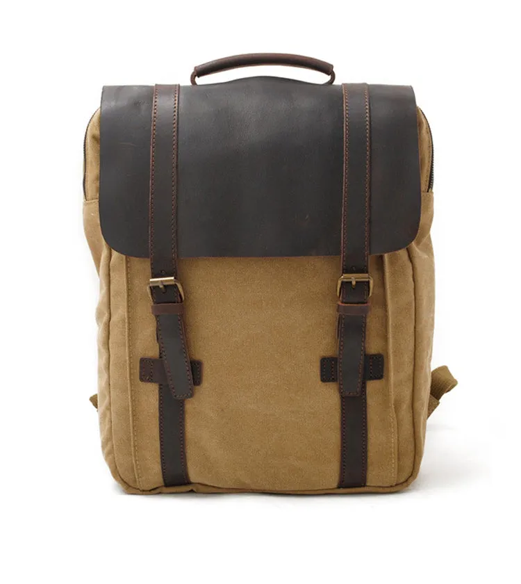 Retro Backpack student leather bag KS6003