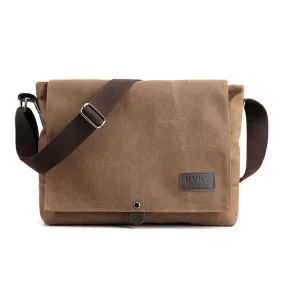 Retro Canvas Messenger Bag