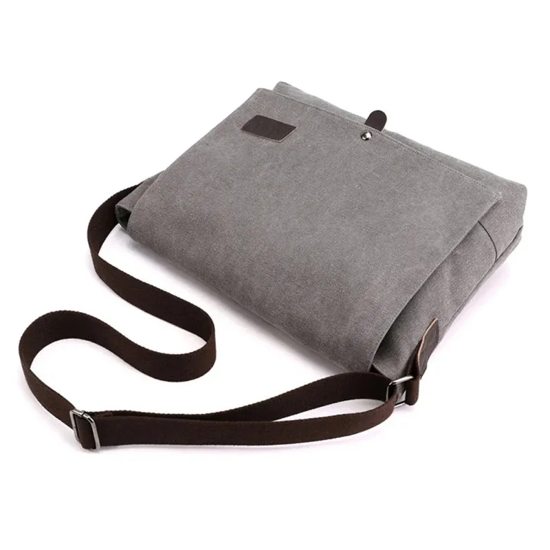 Retro Canvas Messenger Bag