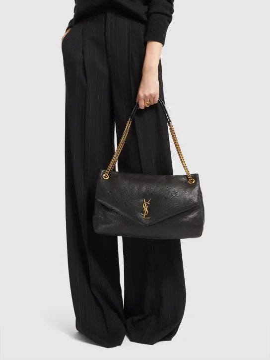 Saint Laurent   Large Calypso leather chain bag 