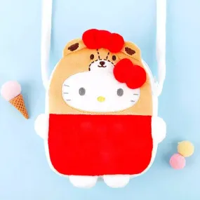 Sanrio Friends Costume Face Crossbody Bag Hello Kitty