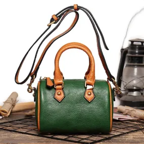 Small Italy Cowhide Leather Boston Bag, Vintage Shoulder Bag, Camel Brown Handbag With Natural Leather, Handmade Shoulder Bag, Leather Purse