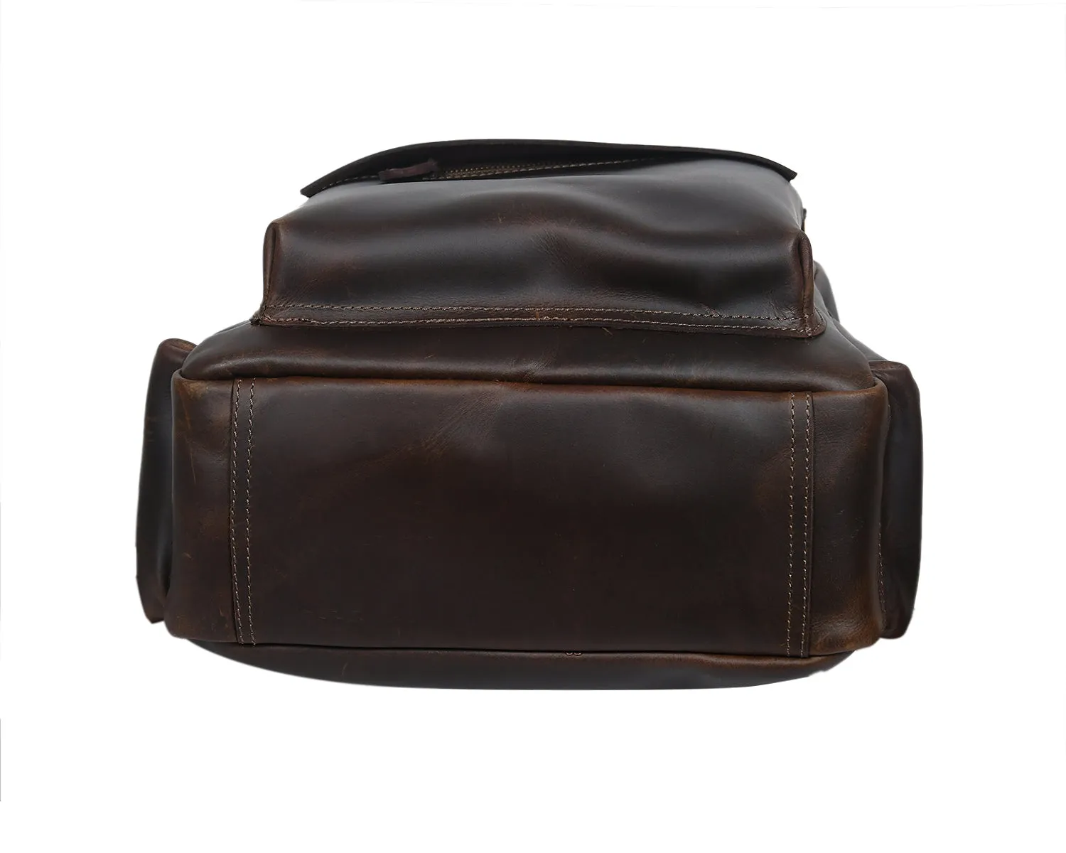 Timeless Elegance: Brown Leather Backpack - Your Perfect Companion. Art: BG-1392