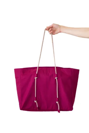 Tote bag / burgundy