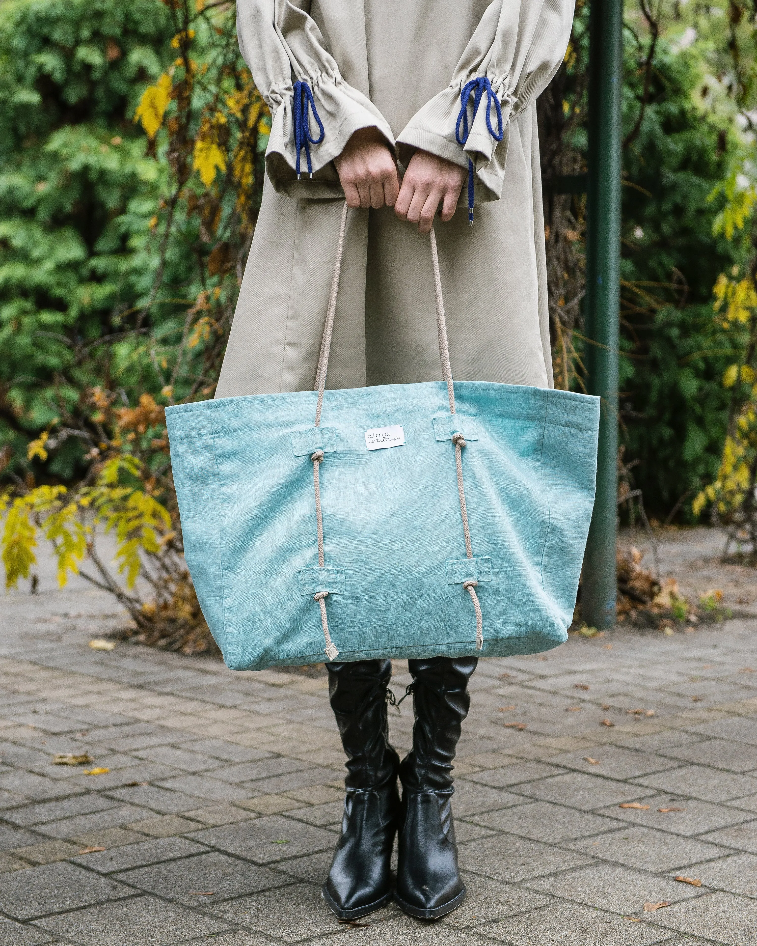 Tote bag / Nile blue