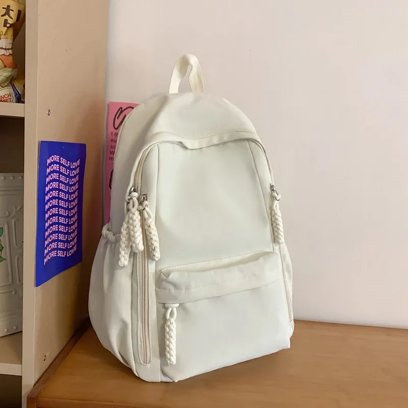 UAKISS  - Multi-function Fashion Popular Travel All-match Backpack Korean Large Capacity Simple Outdoor Pack Portable Zipper Design Bag