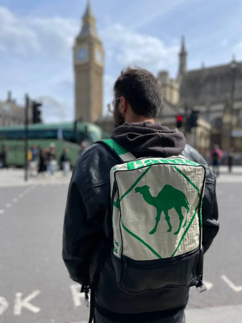 Upcycled Cement Bags Hoxton Backpack