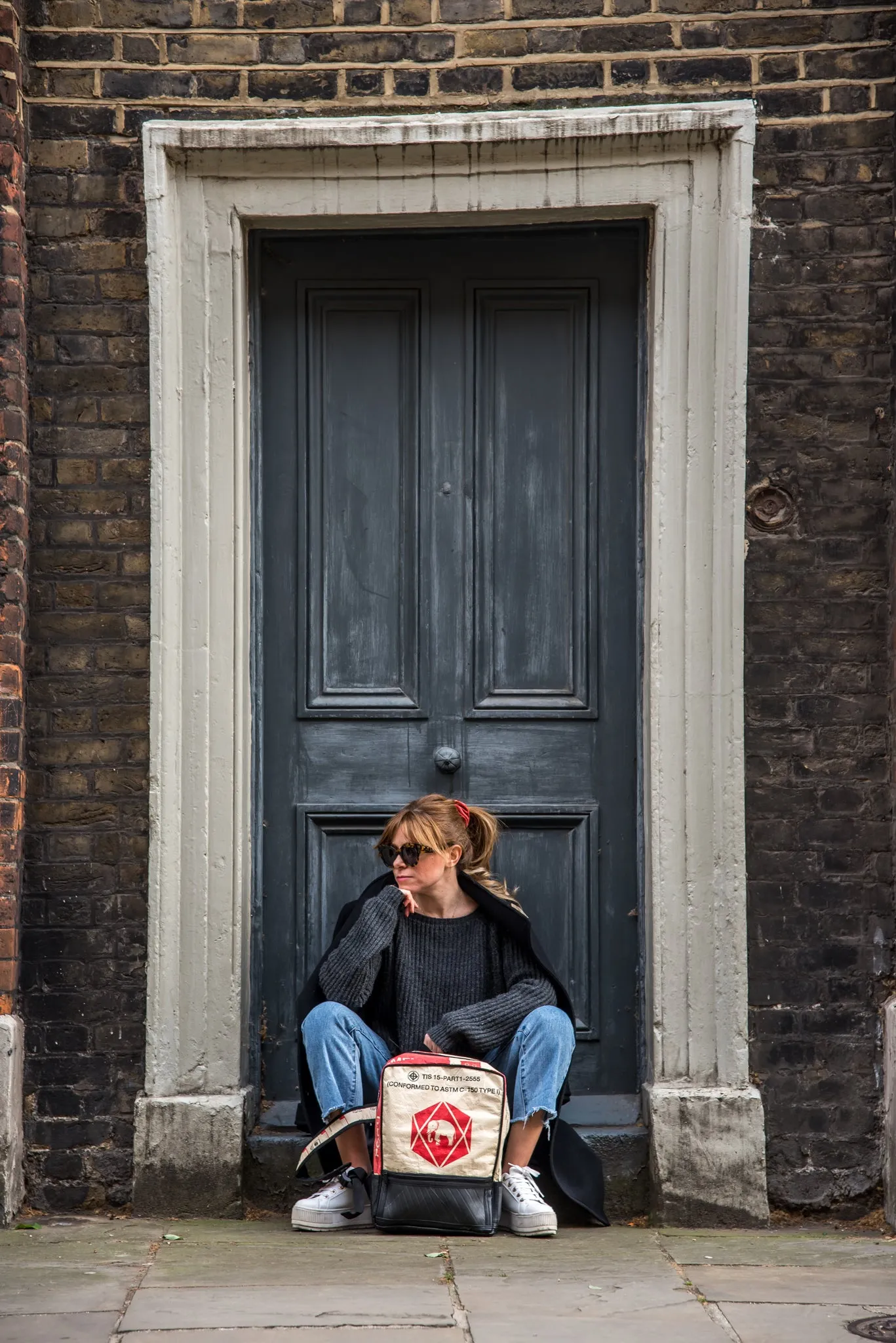 Upcycled Cement Bags Hoxton Backpack
