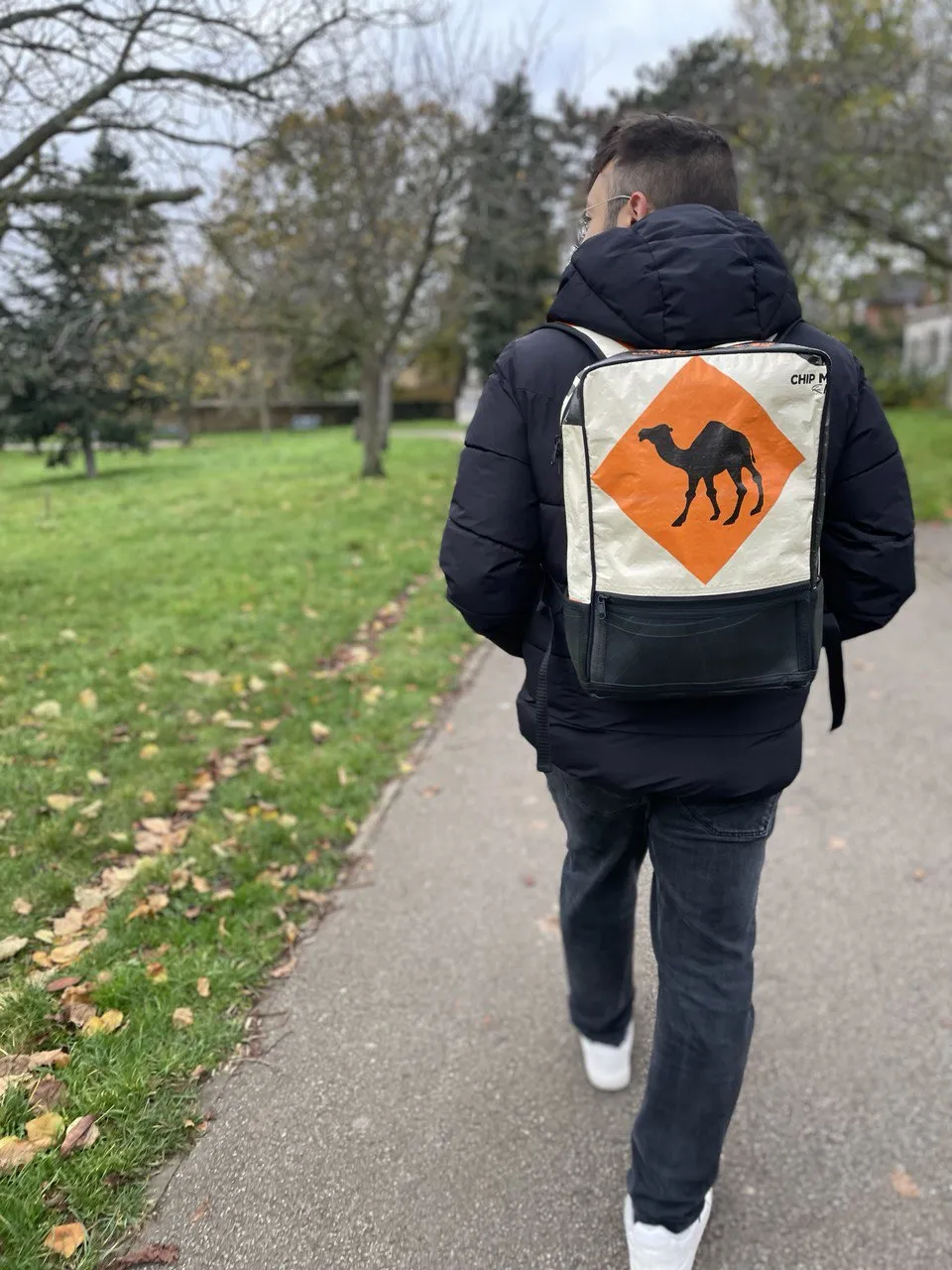 Upcycled Cement Bags Hoxton Backpack